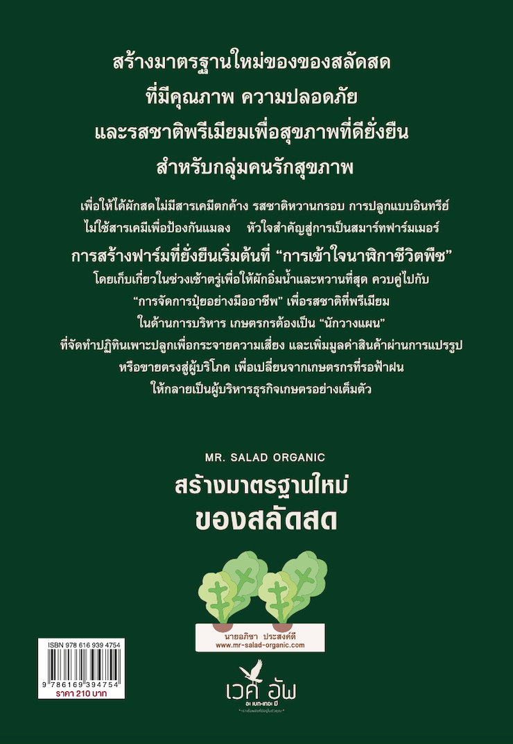 mr salad ปกหลัง
